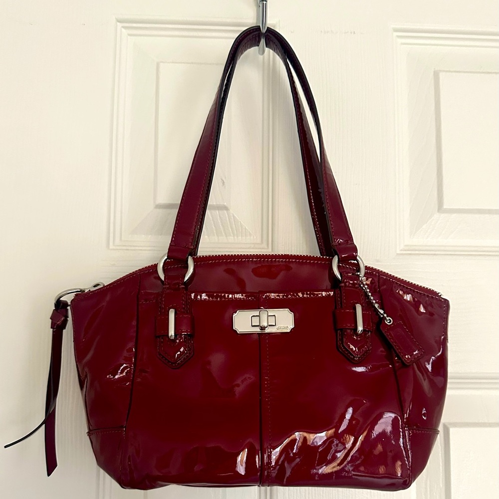 Coach Patent Leather Mini Tote